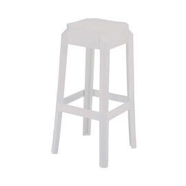 FOX 75εκ.(Σ2)ΣΚΑΜΠΟ GLOSSY WHITE 36X36X75εκ. - ΣΚΑΜΠΟ ΜΠΑΡ στο Milonadakis.gr