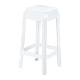 FOX 65εκ.(Σ2)ΣΚΑΜΠΟ GLOSSY WHITE 36X36X65εκ. - ΣΚΑΜΠΟ ΜΠΑΡ στο Milonadakis.gr