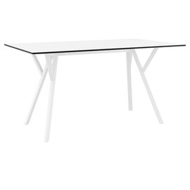 MAX ΤΡΑΠΕΖΙ 140X80Χ74εκ. WHITE LAMINATE 12mm - ΤΡΑΠΕΖΙΑ ΕΞ. ΧΩΡΟΥ στο Milonadakis.gr