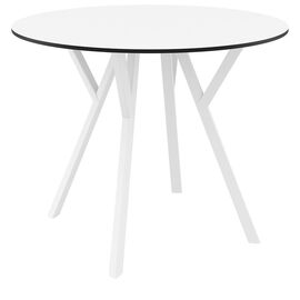 MAX ΤΡΑΠΕΖΙ Φ90Χ74εκ. WHITE LAMINATE 12mm - ΤΡΑΠΕΖΙΑ ΕΞ. ΧΩΡΟΥ στο Milonadakis.gr