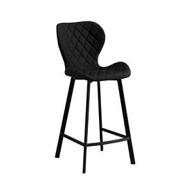 MARTIN ΜΑΥΡΟ ΥΦΑΣΜΑ(Σ2)66εκ. ΣΚΑΜΠΟ ΜΕΤΑΛΛΙΚΟ 45X49X66-98εκ. - ΣΚΑΜΠΟ ΜΠΑΡ στο Milonadakis.gr