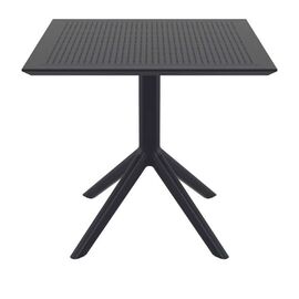 SKY BLACK 80X80X74εκ. ΤΡΑΠΕΖΙ ΠΟΛ/ΝΙΟΥ - ΤΡΑΠΕΖΙΑ ΕΞ. ΧΩΡΟΥ στο Milonadakis.gr