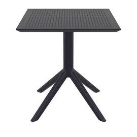 SKY BLACK 70X70X74εκ. ΤΡΑΠΕΖΙ ΠΟΛ/ΝΙΟΥ - ΤΡΑΠΕΖΙΑ ΕΞ. ΧΩΡΟΥ στο Milonadakis.gr