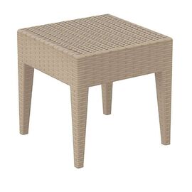 MIAMI TAUPE ΤΡΑΠΕΖΙ 45Χ45Χ45εκ. ΠΟΛ/ΝΙΟΥ - ΤΡΑΠΕΖΙΑ ΕΞ. ΧΩΡΟΥ στο Milonadakis.gr