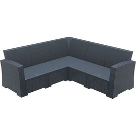 MONACO DARK GREY ΓΩΝΙΑ ΠΟΛ/ΝΙΟΥ 207Χ207Χ79εκ. - ΚΑΝΑΠΕΔΕΣ στο Milonadakis.gr