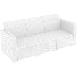 MONACO WHITE 3ΘΕΣΙΟΣ ΚΑΝΑΠΕΣ ΠΟΛ/ΝΙΟΥ 198X79X79εκ. - ΚΑΝΑΠΕΔΕΣ στο Milonadakis.gr