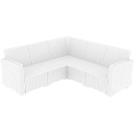 MONACO WHITE ΓΩΝΙΑ 207Χ207Χ79εκ. ΠΟΛ/ΝΙΟΥ - ΚΑΝΑΠΕΔΕΣ στο Milonadakis.gr