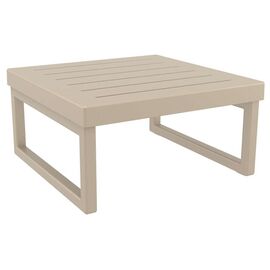 MYKONOS ΤΡΑΠΕΖΙ TAUPE 65X65X33εκ. ΠΟΛ/ΝΙΟΥ - ΤΡΑΠΕΖΙΑ ΕΞ. ΧΩΡΟΥ στο Milonadakis.gr