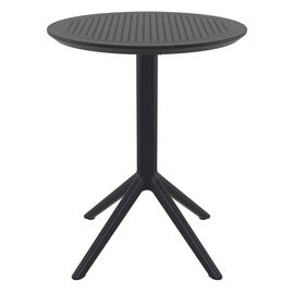 SKY BLACK Φ60X74εκ. ΤΡΑΠΕΖΙ ΠΤΥΣ/ΝΟ ΠΟΛ/ΝΙΟΥ - ΤΡΑΠΕΖΙΑ ΕΞ. ΧΩΡΟΥ στο Milonadakis.gr