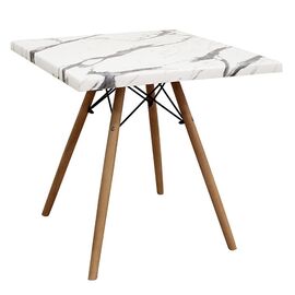 RANDY WERZALIT 70Χ70Χ73εκ. ΜΑΡΜΑΡΟ CARRARA - ΤΡΑΠΕΖΙΑ ΚΟΥΖΙΝΑΣ στο Milonadakis.gr