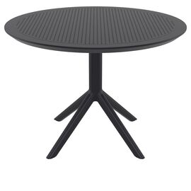 SKY BLACK Φ105X74εκ. ΤΡΑΠΕΖΙ ΠΟΛ/ΝΙΟΥ - ΤΡΑΠΕΖΙΑ ΕΞ. ΧΩΡΟΥ στο Milonadakis.gr