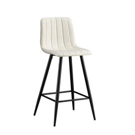 NERO OFF WHITE ΥΦΑΣΜΑ(Σ4)72εκ. ΣΚΑΜΠΟ ΜΕΤΑΛΛΙΚΟ 47X49X72-104εκ. - ΣΚΑΜΠΟ ΜΠΑΡ στο Milonadakis.gr