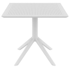 SKY WHITE 80X80X74εκ. ΤΡΑΠΕΖΙ ΠΟΛ/ΝΙΟΥ - ΤΡΑΠΕΖΙΑ ΕΞ. ΧΩΡΟΥ στο Milonadakis.gr