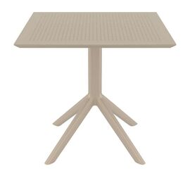 SKY TAUPE 80X80X74εκ. ΤΡΑΠΕΖΙ ΠΟΛ/ΝΙΟΥ - ΤΡΑΠΕΖΙΑ ΕΞ. ΧΩΡΟΥ στο Milonadakis.gr