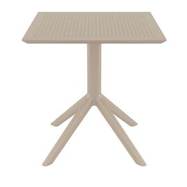 SKY TAUPE 70X70X74εκ. ΤΡΑΠΕΖΙ ΠΟΛ/ΝΙΟΥ - ΤΡΑΠΕΖΙΑ ΕΞ. ΧΩΡΟΥ στο Milonadakis.gr