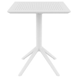 SKY WHITE 60Χ60X74εκ. ΤΡΑΠΕΖΙ ΠΤΥΣ/ΝΟ ΠΟΛ/ΝΙΟΥ - ΤΡΑΠΕΖΙΑ ΕΞ. ΧΩΡΟΥ στο Milonadakis.gr