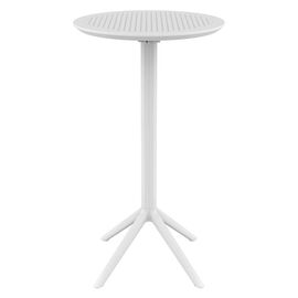 SKY WHITE BAR Φ60Χ108εκ.ΠΤΥΣ/ΝΟ ΤΡΑΠ. ΠΟΛ/ΝΙΟΥ - ΤΡΑΠΕΖΙΑ ΕΞ. ΧΩΡΟΥ στο Milonadakis.gr