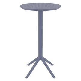 SKY DARK GREY BAR Φ60Χ108εκ.ΠΤΥΣ/ΝΟ ΤΡΑΠ. ΠΟΛ/ΝΙΟΥ - ΤΡΑΠΕΖΙΑ ΕΞ. ΧΩΡΟΥ στο Milonadakis.gr