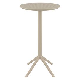 SKY TAUPE BAR Φ60Χ108εκ.ΠΤΥΣ/ΝΟ ΤΡΑΠ. ΠΟΛ/ΝΙΟΥ - ΤΡΑΠΕΖΙΑ ΕΞ. ΧΩΡΟΥ στο Milonadakis.gr