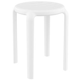 TOM 45εκ. ΣΚΑΜΠΟ WHITE ΠΟΛ/ΝΙΟΥ 34X34X45εκ. - ΣΚΑΜΠΩ στο Milonadakis.gr