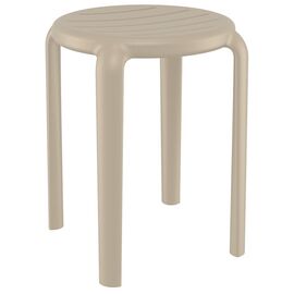 TOM 45εκ. ΣΚΑΜΠΟ TAUPE ΠΟΛ/ΝΙΟΥ 34X34X45εκ. - ΣΚΑΜΠΩ στο Milonadakis.gr