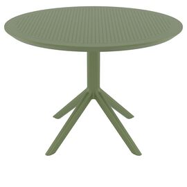 SKY OLIVE GREEN Φ105X74εκ. ΤΡΑΠΕΖΙ ΠΟΛ/ΝΙΟΥ - ΤΡΑΠΕΖΙΑ ΕΞ. ΧΩΡΟΥ στο Milonadakis.gr