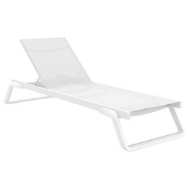 TROPIC ΞΑΠΛΩΣΤΡΑ WHITE/WHITE ΑΛΟΥΜ-ΠΟΛ/ΝΙΟΥ 210X72X31εκ. - ΞΑΠΛΩΣΤΡΕΣ στο Milonadakis.gr