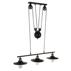 ΦΩΤΙΣΤΙΚΟ ΟΡΟΦΗΣ 3-ΦΩΤΟ HM4120 ΜΕΤΑΛΛΟ ΣΕ ΜΑΥΡΟ ΧΡΩΜΑ 91x91x95,5Υεκ - ΦΩΤΙΣΤΙΚΑ ΟΡΟΦΗΣ στο Milonadakis.gr