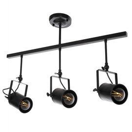 ΦΩΤΙΣΤΙΚΟ ΟΡΟΦΗΣ ΚΡΕΜΑΣΤΟ HM4124 3-ΦΩΤΟ ΜΑΥΡΟΙ ΜΕΤΑΛΛΙΚΟΙ ΠΡΟΒΟΛΕΙΣ 70,5x14x50Υεκ - ΦΩΤΙΣΤΙΚΑ ΟΡΟΦΗΣ στο Milonadakis.gr