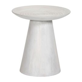 ΒΟΗΘΗΤΙΚΟ ΤΡΑΠΕΖΙ ΣΤΡΟΓΓΥΛΟ ROSS HM9708 ΜΑΣΙΦ ΞΥΛΟ MANGO ΣΕ ΛΕΥΚΟ Φ45x48Υεκ. - ΒΟΗΘΗΤΙΚΑ ΤΡΑΠΕΖΑΚΙΑ στο Milonadakis.gr