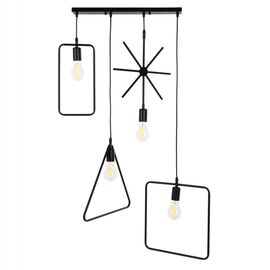 ΦΩΤΙΣΤΙΚΟ ΟΡΟΦΗΣ 4-ΦΩΤΟ HM4099 ΜΑΥΡΑ ΜΕΤΑΛΛΙΚΑ ΣΧΗΜΑΤΑ 70x38x106Υ εκ. - ΦΩΤΙΣΤΙΚΑ ΟΡΟΦΗΣ στο Milonadakis.gr