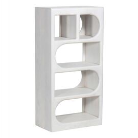 ΡΑΦΙΕΡΑ ΚΟΜΜΟ HANDYR HM9706 ΜΑΣΙΦ ΞΥΛΟ MANGO ΣΕ ΛΕΥΚΟ ΧΡΩΜΑ 60x35x120Υεκ. - ΒΙΤΡΙΝΕΣ στο Milonadakis.gr