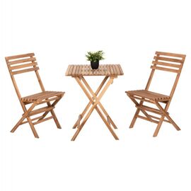 ΣΕΤ 3ΤΜΧ ΕΞΩΤ.ΧΩΡΟΥ ΠΤΥΣΣΟΜΕΝΟ KENDYR HM9907 ΜΑΣΙΦ TEAK ΞΥΛΟ-ΦΥΣΙΚΟ 46x50x88,5Υ - ΣΕΤ ΤΡΑΠΕΖΑΡΙΕΣ στο Milonadakis.gr