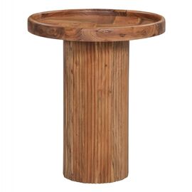 ΤΡΑΠΕΖΙ ΣΑΛΟΝΙΟΥ ΣΤΡΟΓΓΥΛΟ RAJJEH HM9692 ΜΑΣΙΦ ΑΚΑΚΙΑ ΦΥΣΙΚΟ ΧΡΩΜΑ Φ50x60Υεκ. - ΤΡΑΠΕΖΑΚΙΑ ΣΑΛΟΝΙΟΥ στο Milonadakis.gr