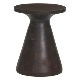 ΤΡΑΠΕΖΙ ΣΑΛΟΝΙΟΥ ΣΤΡΟΓΓΥΛΟ FOSS HM9699 ΜΑΣΙΦ MANGO ΣΚΟΥΡΟ ΚΑΦΕ Φ35x45Υεκ. - ΤΡΑΠΕΖΑΚΙΑ ΣΑΛΟΝΙΟΥ στο Milonadakis.gr