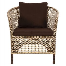 ΠΟΛΥΘΡΟΝΑ ΕΞΩΤ.ΧΩΡΟΥ HM6111 SILMAR-RATTAN ΚΑΦΕ ΚΑΙ ΦΥΣΙΚΟ-ΜΑΞΙΛΑΡΙΑ ΚΑΦΕ 82x76x85Υεκ - ΚΑΡΕΚΛΕΣ - ΠΟΛΥΘΡΟΝΕΣ στο Milonadakis.gr