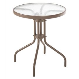 ΤΡΑΠΕΖΙ ΕΞ.ΧΩΡΟΥ ΣΤΡΟΓΓΥΛΟ LIMA HM5079.04 ΣΑΜΠΑΝΙ ΜΕΤΑΛΛΟ-ΓΥΑΛΙΝΗ ΕΠΙΦΑΝΕΙΑ Φ60x70Υ - ΤΡΑΠΕΖΙΑ ΕΞ. ΧΩΡΟΥ στο Milonadakis.gr