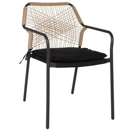 ΠΟΛΥΘΡΟΝΑ ΑΛΟΥΜΙΝΙΟΥ TROTTER HM5865.11 ΣΚΟΥΡΟΣ ΓΚΡΙ ΣΚΕΛΕΤΟΣ ΜΕ WICKER ΜΠΕΖ & ΜΑΥΡΟ ΜΑΞΙΛΑΡΙ - ΚΑΡΕΚΛΕΣ - ΠΟΛΥΘΡΟΝΕΣ στο Milonadakis.gr