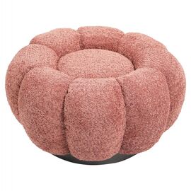 ΣΚΑΜΠΟ ΣΤΡΟΓΓΥΛΟ KRIPP HM9602.02 ΡΟΖ ΜΠΟΥΚΛΕ-ΜΑΥΡΗ ΜΕΤΑΛΛΙΚΗ ΒΑΣΗ Φ60x31Υεκ. - ΠΟΥΦ - ΣΚΑΜΠΟ - ΜΠΑΟΥΛΟ στο Milonadakis.gr