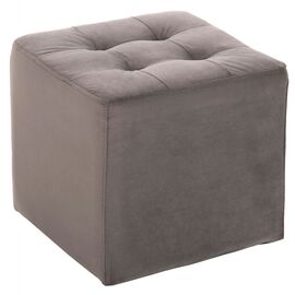 ΣΚΑΜΠΩ PUNK HM264.11 ΓΚΡΙ ΒΕΛΟΥΔΟ 39Χ39Χ36Υεκ. - ΠΟΥΦ - ΣΚΑΜΠΟ - ΜΠΑΟΥΛΟ στο Milonadakis.gr