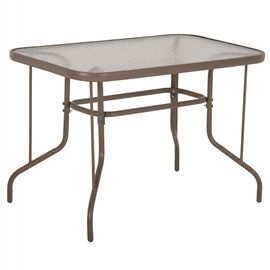 ΤΡΑΠΕΖΙ ADAM HM5020.04 ΜΕΤΑΛΛΙΚΟ ΣΑΜΠΑΝΙ ΜΕ ΓΥΑΛΙΝΗ ΕΠΙΦΑΝΕΙΑ 110Χ60Χ71Υεκ. - ΤΡΑΠΕΖΙΑ ΕΞ. ΧΩΡΟΥ στο Milonadakis.gr