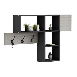 ΚΡΕΜΑΣΤΡΑ ΕΙΣΟΔΟΥ ΜΕ ΡΑΦΙΑ HARLAN HM8973.11 ΜΕΛΑΜΙΝΗ ΣΕ SONAMA-ΓΚΡΙ 99,5x15x61Υεκ. - ΕΠΙΠΛΑ ΕΙΣΟΔΟΥ στο Milonadakis.gr