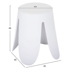 ΣΚΑΜΠΟ ΠΟΛΥΠΡΟΠΥΛΕΝΙΟΥ DENTY HM9619.01 ΛΕΥΚΟ-ΚΑΘΙΣΜΑ PU Φ30x45Υεκ - ΠΟΥΦ - ΣΚΑΜΠΟ - ΜΠΑΟΥΛΟ στο Milonadakis.gr