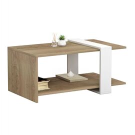 ΤΡΑΠΕΖΙ ΣΑΛΟΝΙΟΥ WILMA HM8950.11 ΜΕΛΑΜΙΝΗ ΣΕ ΦΥΣΙΚΟ-ΛΕΥΚΟ 80Χ50Χ35Υ εκ. - ΤΡΑΠΕΖΑΚΙΑ ΣΑΛΟΝΙΟΥ στο Milonadakis.gr