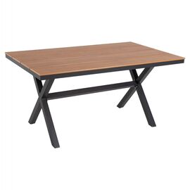 ΤΡΑΠΕΖΙ ΑΛΟΥΜΙΝΙΟΥ ΟΡΘΟΓΩΝΙΟ TAWNEE HM6037.01 ΑΝΘΡΑΚΙ-POLYWOOD ΦΥΣΙΚΟ 150x89,5x73Υ - ΤΡΑΠΕΖΙΑ ΕΞ. ΧΩΡΟΥ στο Milonadakis.gr