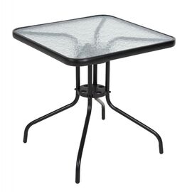 ΤΡΑΠΕΖΙ ΕΞΩΤ.ΧΩΡΟΥ FIGO HM5036.03 ΜΕΤΑΛΛΟ ΜΑΥΡΟ- ΓΥΑΛΙΝΗ ΕΠΙΦΑΝΕΙΑ 70Χ70Χ70Υεκ - ΤΡΑΠΕΖΙΑ ΕΞ. ΧΩΡΟΥ στο Milonadakis.gr