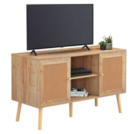 ΕΠΙΠΛΟ TV ΜΕΛΑΜΙΝΗΣ COLM ΜΕ ΠΟΡΤΕΣ RATTAN HM9223.11 ΣΕ ΧΡΩΜΑ ΦΥΣΙΚΟ 120x39x56,5Υεκ. - ΕΠΙΠΛΑ ΤΗΛΕΟΡΑΣΗΣ στο Milonadakis.gr