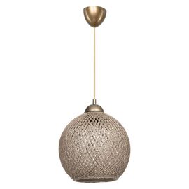 Φωτιστικό οροφής μονόφωτο Leshia pakoworld Ε27 καφέ Φ26x72εκ - ΦΩΤΙΣΤΙΚΑ ΟΡΟΦΗΣ στο Milonadakis.gr