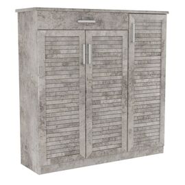 Παπουτσοθήκη-ντουλάπι SANTE pakoworld 30 ζεύγων χρώμα antique ανθρακί 120x37x123εκ - ΝΤΟΥΛΑΠΙΑ - ΠΑΠΟΥΤΣΟΘΗΚΕΣ στο Milonadakis.gr