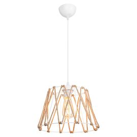 Φωτιστικό οροφής μονόφωτο PWL-1160 pakoworld Ε27 μπεζ Φ31x61εκ - ΦΩΤΙΣΤΙΚΑ ΟΡΟΦΗΣ στο Milonadakis.gr